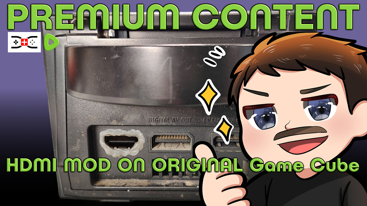 🔴PREMIUM CONTENT - HDMI MOD on Original Game Cube