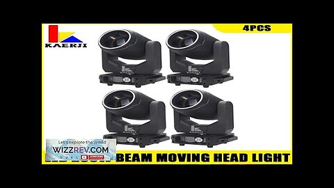 No Tax 4Pcs 200W LED Moving Head Projector Beam LED Lights Bar Review