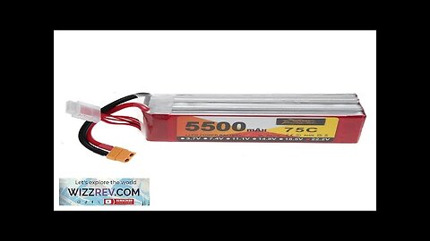 ZOP Power 22.2V 5500mAh 75C 6S LiPo Battery XT60 Plug for RC Review