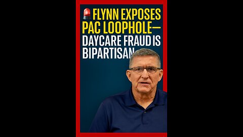 🚨 Flynn Exposes PAC Loophole — Daycare Fraud Is Bipartisan
