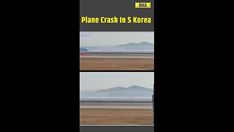 Video_ Moment When Plane Went Off Runway, Crashed At South Korea Airport; 179 Feared Dead, 3 Rescued