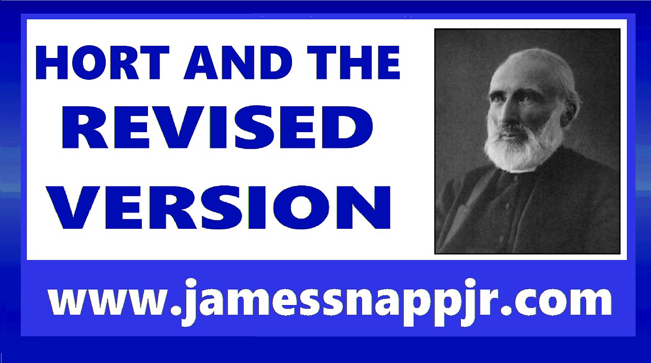 New Testament Textual Analysis 11 - Challenging Hort