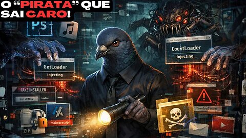 📰O “pirata” que sai caro: crack, YouTube e loaders que tomam sua máquina por dentro