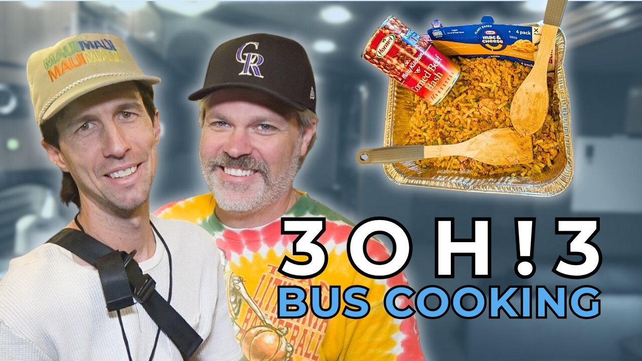 3OH!3 Whips Up Genny’s Mac & Hash - COOKING AT 65MPH Ep. 57