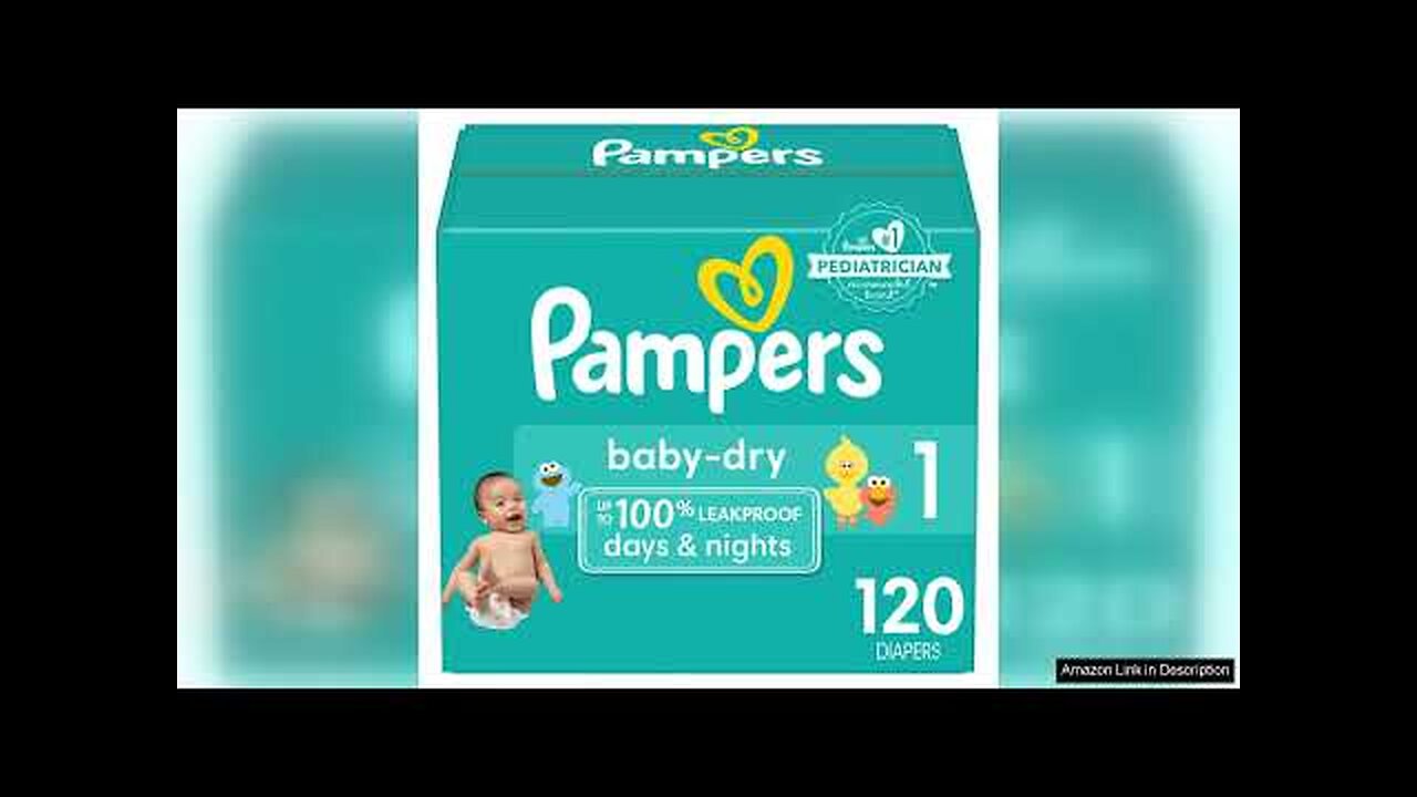 Pampers Baby Dry Diapers - Size 1, 120 Count, Absorbent Disposable Diapers Review