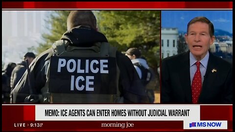 Sen Blumenthal Smears ICE As Secret Police