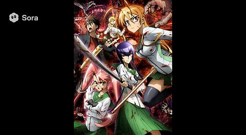 学園默示錄HIGHSCHOOL OF THE DEAD PSP （2010）TVCM #sora #ai