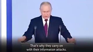 Putin - “They’re destroying the institution of family, piece by piece.”
