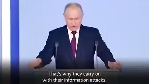 Putin - “They’re destroying the institution of family, piece by piece.”