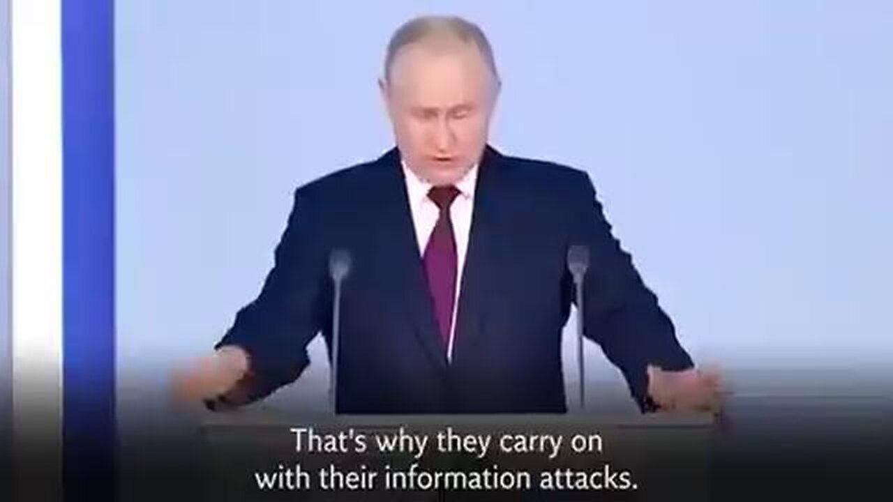 Putin - “They’re destroying the institution of family, piece by piece.”