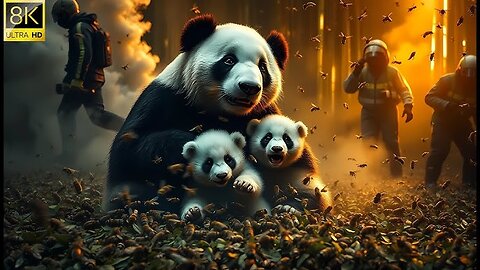 Panda Rescued After Millions of Honey Bees Attack | Heartwarming Rescue Mission"