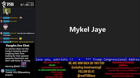 2025-03-05 07:01 EST - Patriots Soapbox AM: with MykelJaye