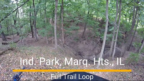 Independence Park MTB trails - Full intermediate (blue) trail loop, clockwise