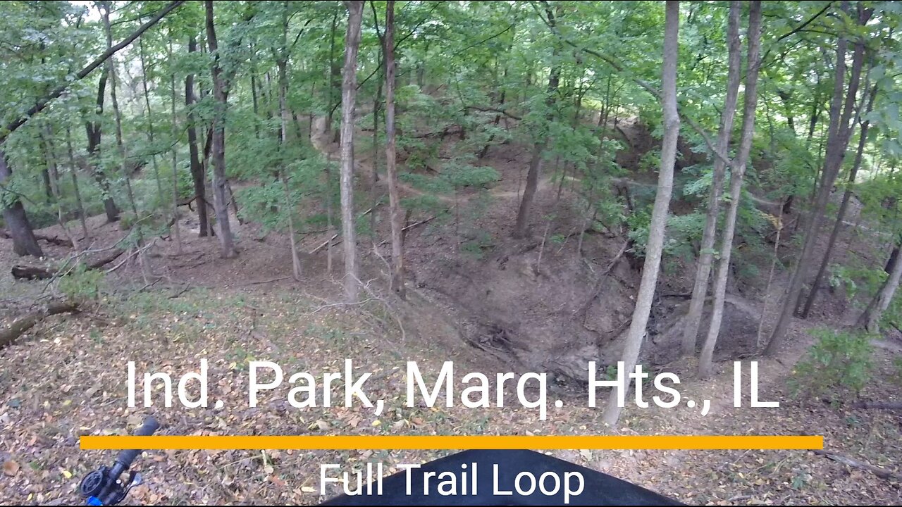 Independence Park MTB trails - Full intermediate (blue) trail loop, clockwise