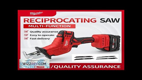 Milwaukee Cordless Electric Reciprocating Saw Household Small Handheld Logging Horse Knife Review