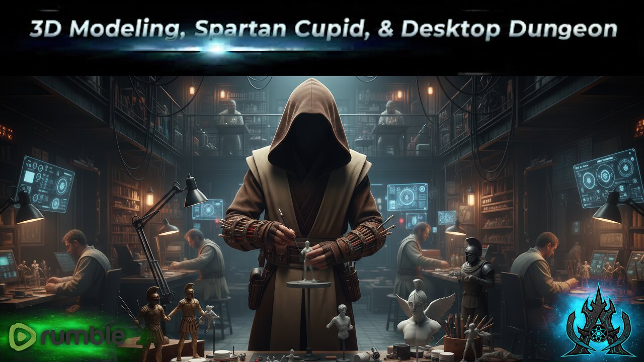 Fabrication Marathon: Spartan Cupid Ornaments & Desktop Dungeon Walls