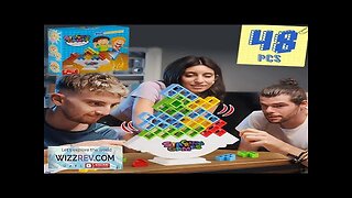 48 Blocks Building Block Brick Toy Balance Stacked Tetra Tower Game Swing Review