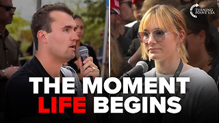 Charlie Kirk Challenges Radical Abortion Activist on When Life Begins