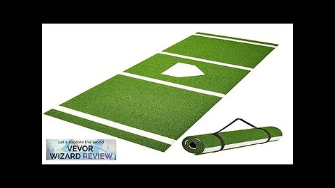 VEVOR Baseball Softball Hitting Batting Mat 10' x 3.8' Indoor/Outdoor Softball Mat Review