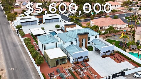 Inside a $5,600,000 Las Vegas Compound With a 20 Car Garage!