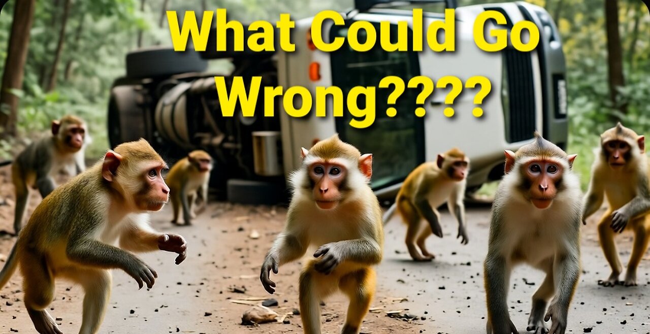 Escaped 'Aggressive' Lab Monkey Terrorizes Mississippi After Truck Crash!