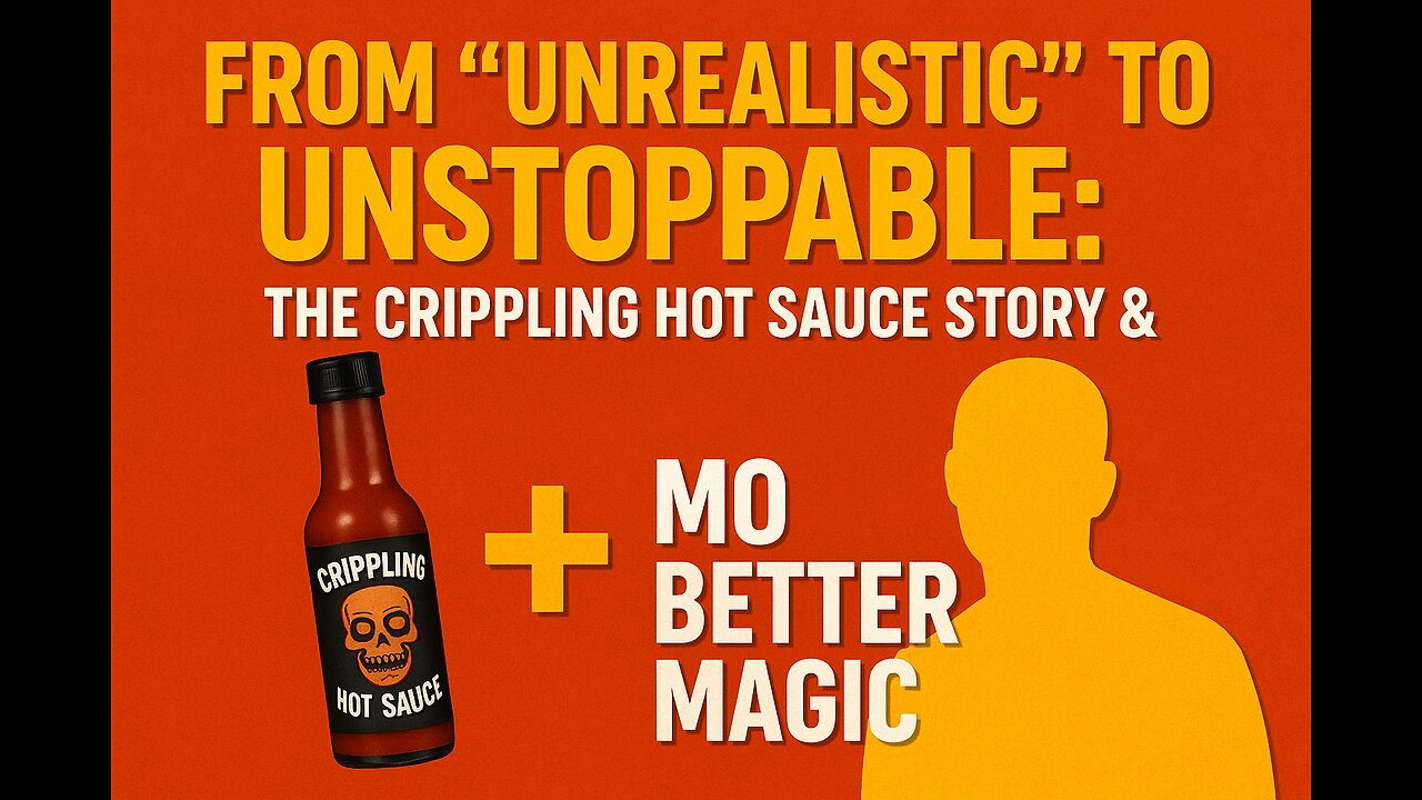 From “Unrealistic” to Unstoppable: The Crippling Hot Sauce Story & Mo Better Magic