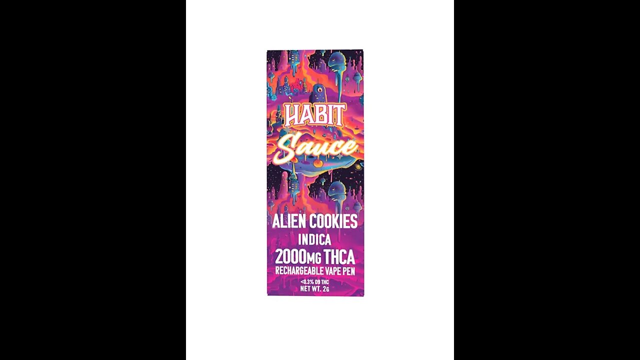 Habit Alien Cookies THCA Disposable Vape