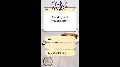 🥩 Can dogs eat frozen steak? 🐶