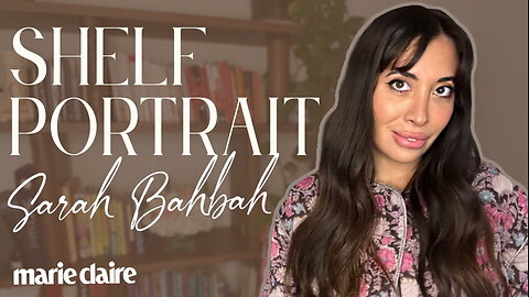 Sarah Bahbah | Shelf Portrait | Marie Claire