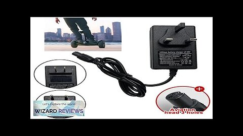 42V 1A Balance Car Electric Scooter Power Adapter Charger US/EU/UK Plug Mini Review