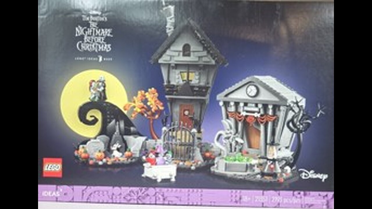 Unboxing & Building Lego 21351 Tim Burton's The Nightmare Before Christmas-Part 2