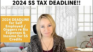 2024 Year End for Taxes and Your Social Security Disability NEEDS