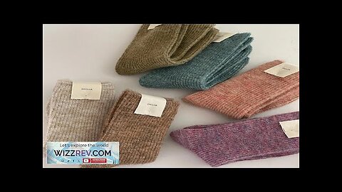 Autumn Winter Thermal Women Socks 9% Wool Cashmere Thicken Warm Long Socks Review