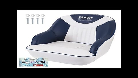 VEVOR Captain Bucket Seat Pontoon Boat Seat with Thickened Sponge Padding Boat Review