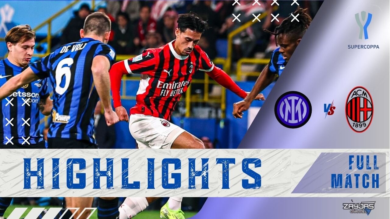 Highlights | INTER MILAN 2 - 3 AC MILAN | The Supercoppa 2024 | Comeback | Full HD