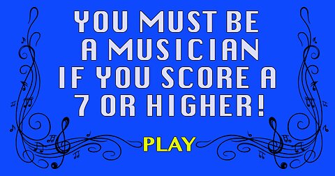 Only a real musician can score a 7 or higher in this hard music quiz