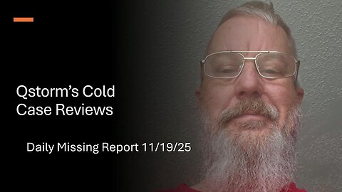 Cold Case Reviews/Weekly Update 8 Dec 25