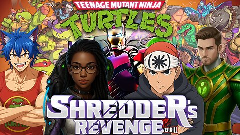 Turtle Power! TMNT Shredder’s Revenge Full Squad with Furious Dan, Piranha Pouty, and DASH ATTACK