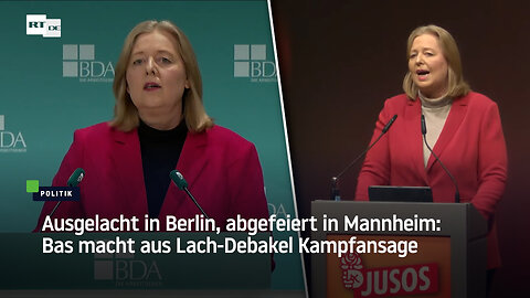 Ausgelacht in Berlin, abgefeiert in Mannheim: Bas macht aus Lach-Debakel Kampfansage
