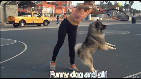 This Dog Thinks It’s a Tennis Pro 😂🐕🎾