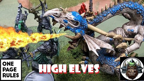 Age of fantasy: High Elves battle report
