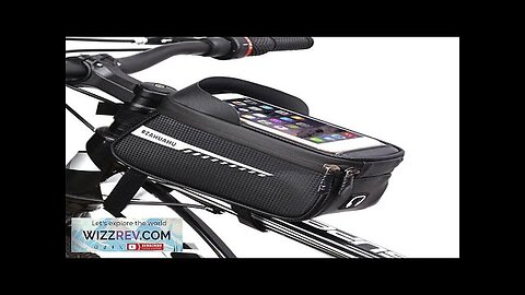 RZAHUAHU Bicycle Bag Frame Front Tube Cycling Bike Phone Mount Bag Waterproof Review