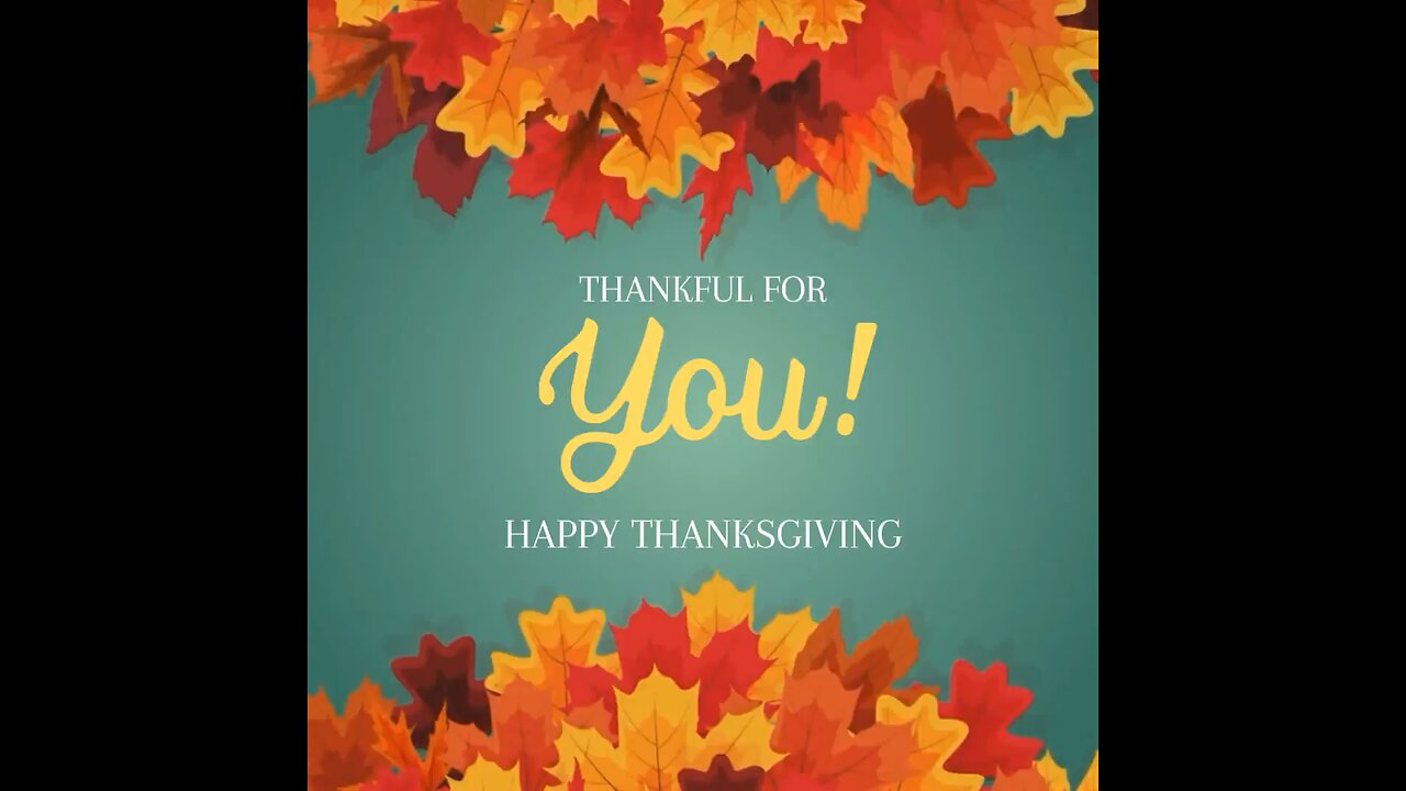 Happy Thanksgiving 🦃