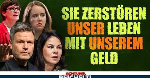 Der links-grüne Komplex bekämpft uns mit unserem eigenen Steuergeld!