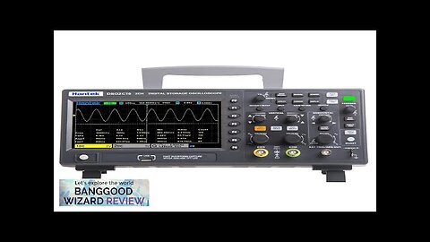 Hantek DSO2C10 Digital Oscilloscope 2CH Digital Storage 1GS/s Sampling Rate 100MHz Bandwidth Review