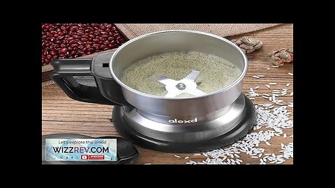 High Power Electric Coffee Grinder Kitchen Cereal Nuts Beans Spices Grains Grinder Review