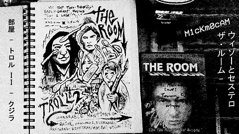 MICKMOCAM 14 _ _- ME showing off MY ART of THE ROOM / TROLL 2 + THE WHALE art! [From 3.12.25] #MickmoART