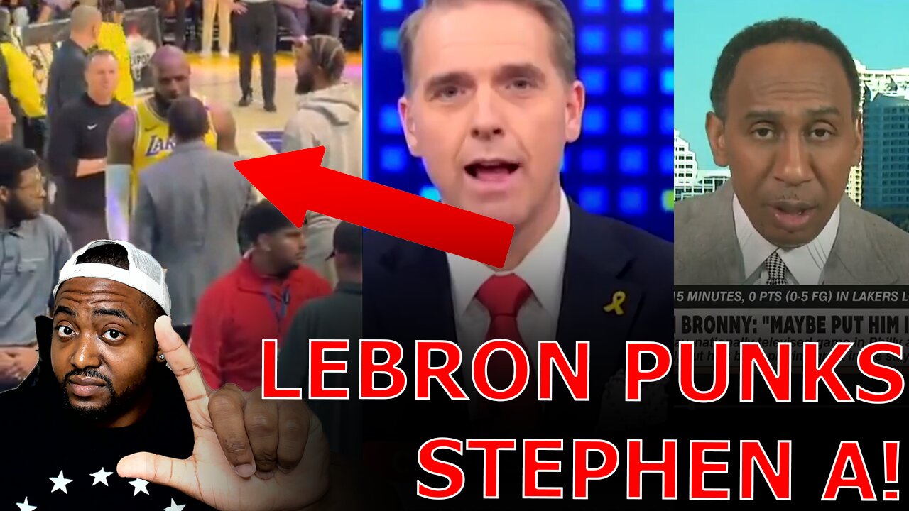 Republican ROASTS Stephen A For GETTING PUNKED By Lebron James After Confronted About His Son!