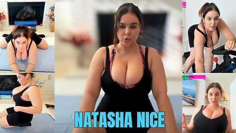 Natasha Nice Curvy HOT Sexy Body Real-Time Peloton Yogalates Transformation