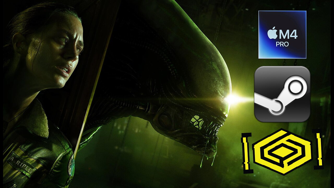 Alien Isolation demo (no audio!) | CrossOver Preview, Mac mini M4 Pro